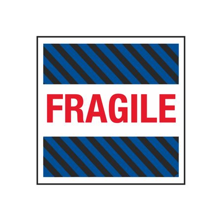 Fragile (Blue/Black) - Shipping Label