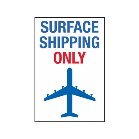 Surface Shipping Only (airplane) - 4 x 6