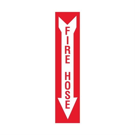 Fire Hose Down Arrow - Vinyl Marker