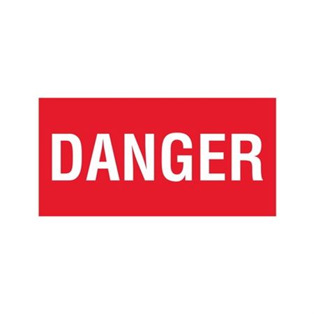 Danger - Vinyl Marker