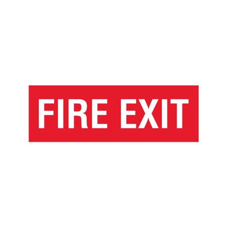 Fire Exit - Vinyl Marker