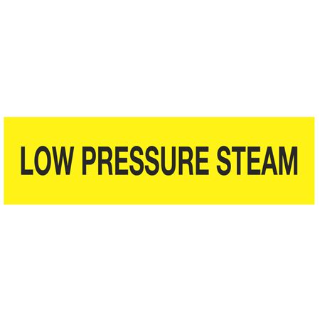 ANSI Pipe Markers Low Pressure Steam - Pk/10