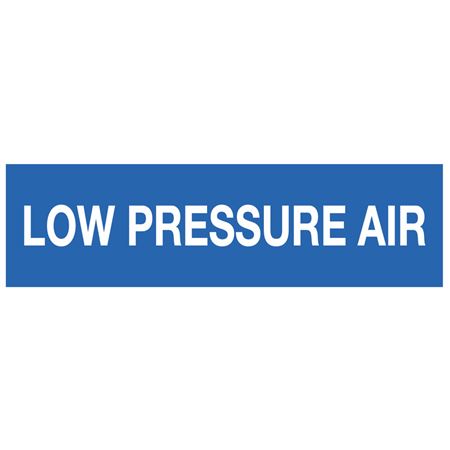 ANSI Pipe Markers Low Pressure Air - Pk/10