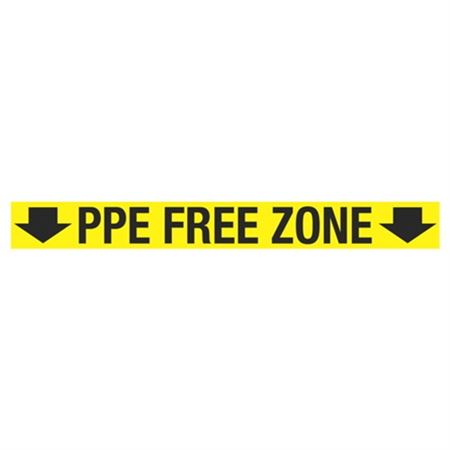 Anti-Slip Floor Decals - PPE Free Zone