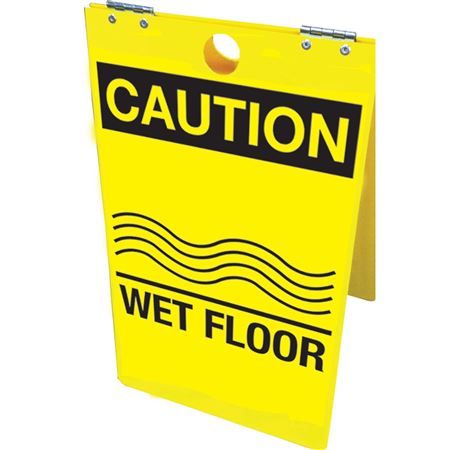 Caution Wet Floor 12"x20" Floor Stand
