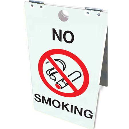 No Smoking 12" x 20" Floor Stand
