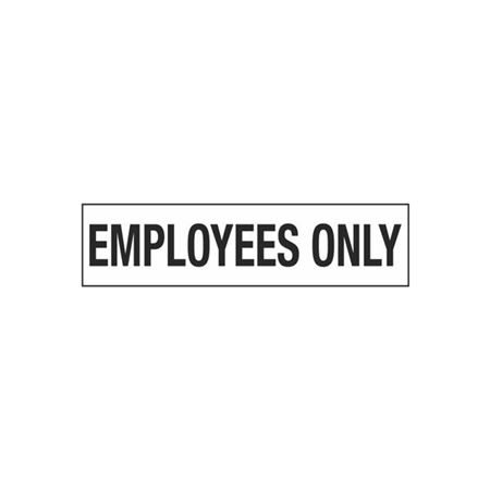 Employees Only - 2 x 8