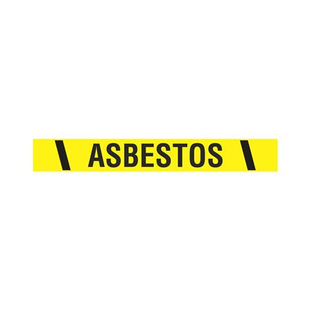 Printed Vinyl Tape - Asbestos