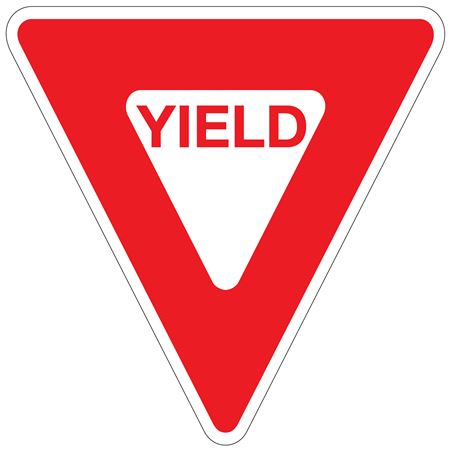 Yield Sign - 30" x 30" Triangle