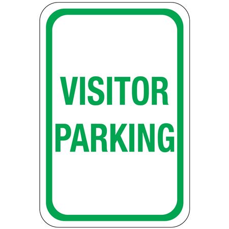 Visitor Parking Sign 12 x 18