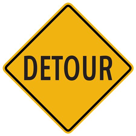 Detour Sign 24" x 24"