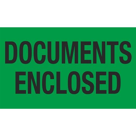 Documents Enclosed - Handling Label