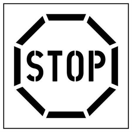 Stop Parking Stencil - 42 in. x 48 in.