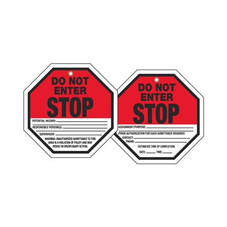 Stop Tags - Do Not Enter Stop