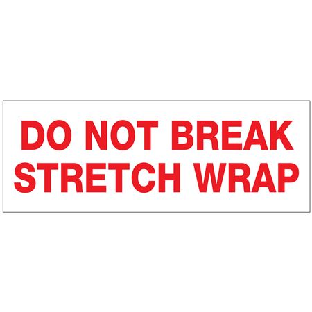 Stock Shipping Tape - Do Not Break Stretch