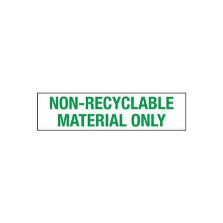 Non-Recyclable Material Only - 2 x 8