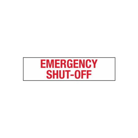 Emergency Shut-Off - 2 x 8