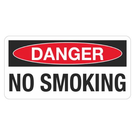 Danger No Smoking - 1 1/2 x 3