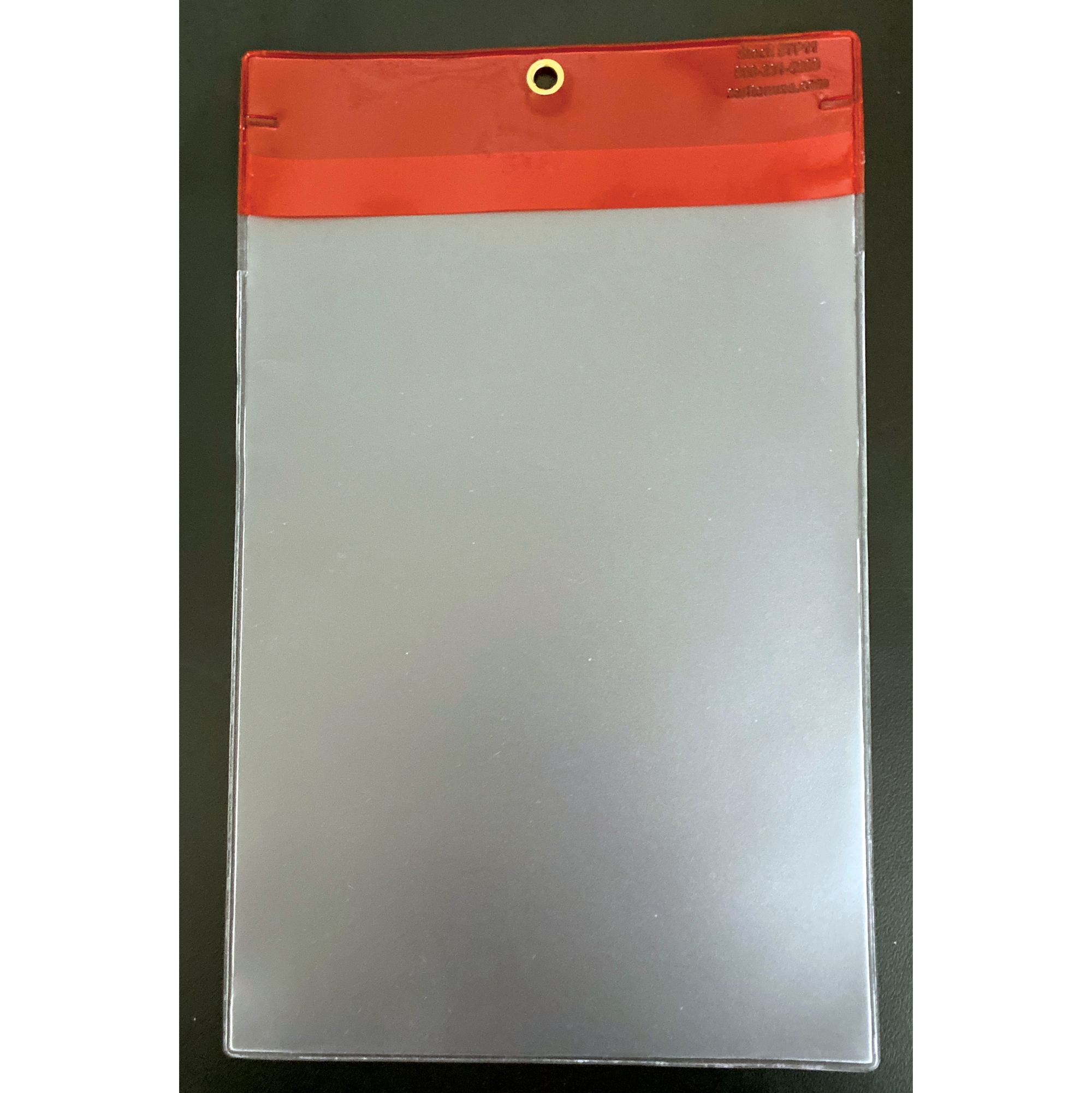 Vinyl Tag Protectors Fits tags up to 3" x 5 1/2" Carlton Industries