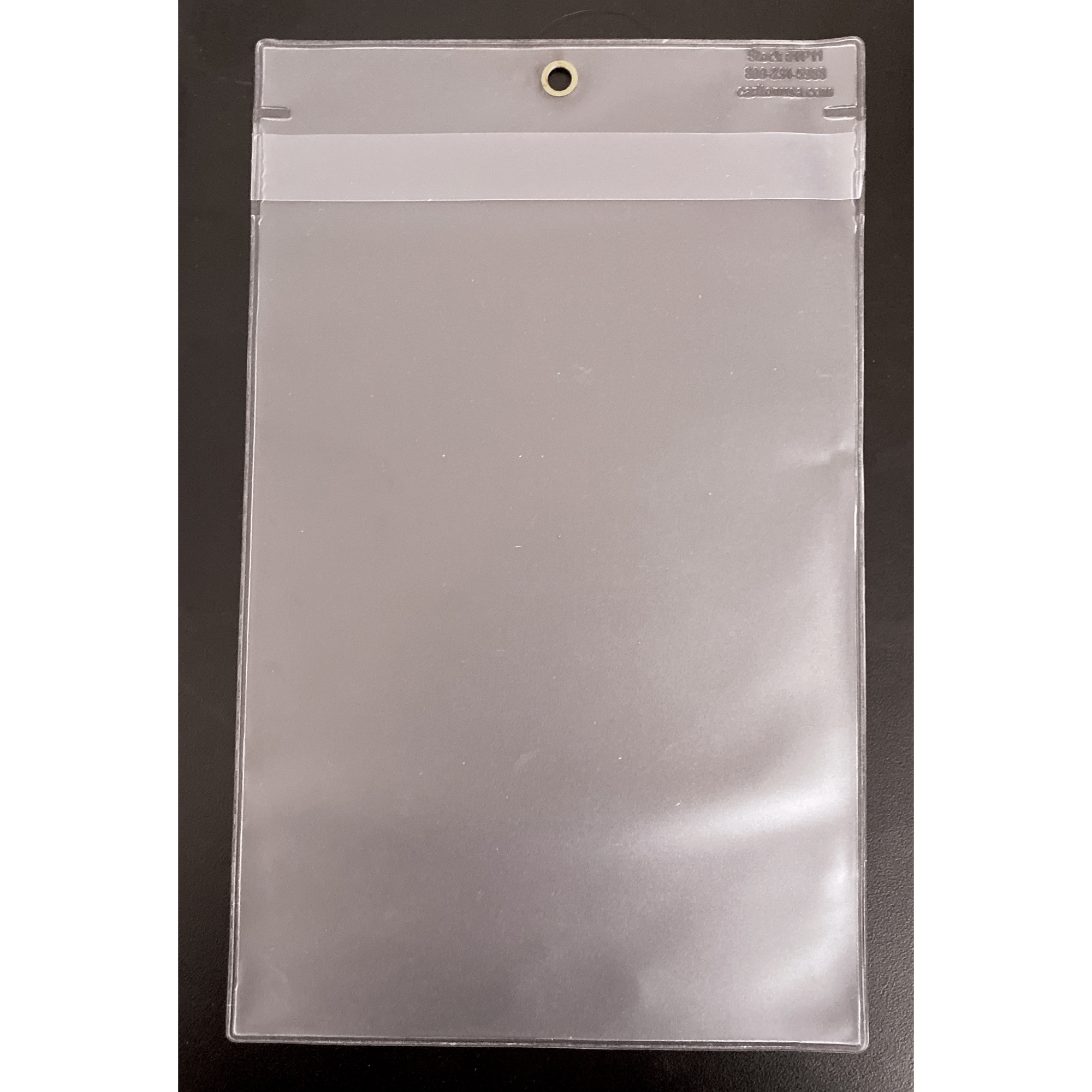 Vinyl Tag Protectors 100Pk Fits up to 3 3/8x6 1/4