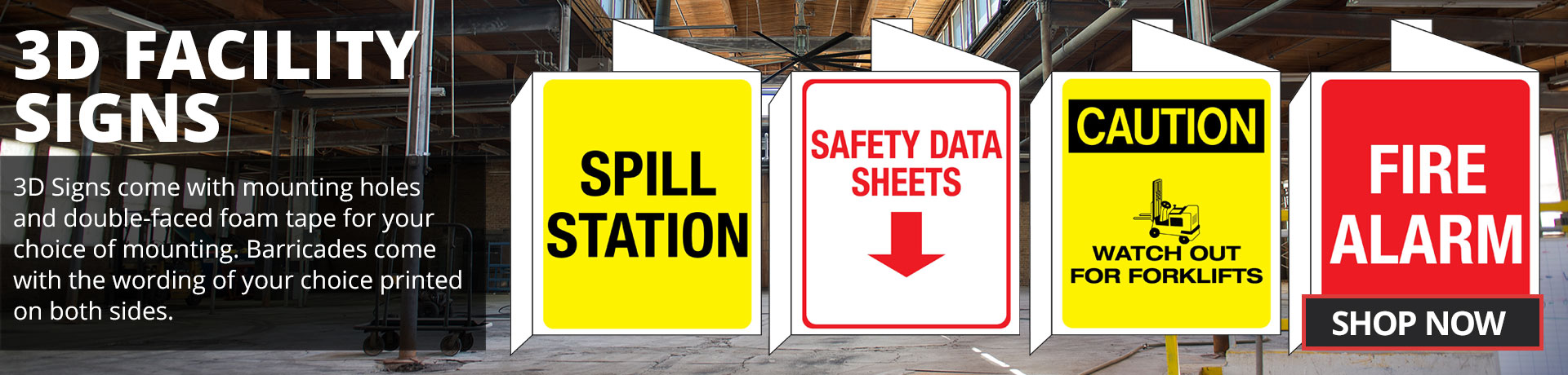 3D Facility Signs