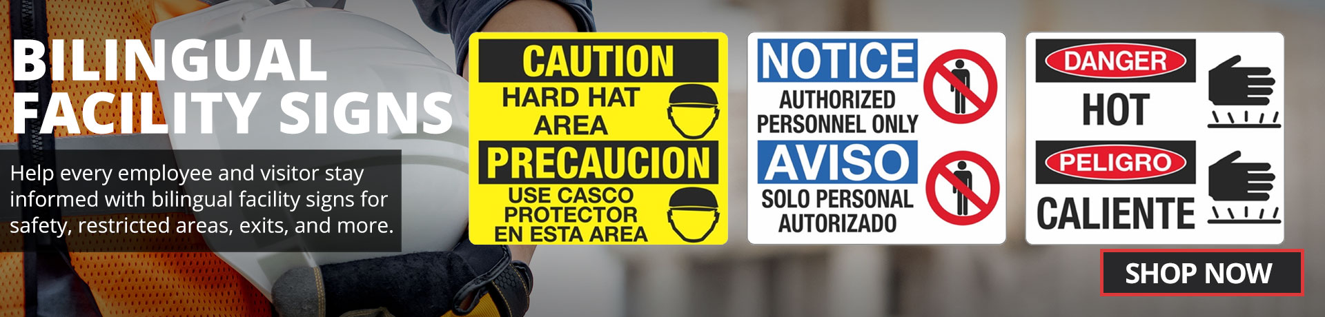 Bilingual Facility Signs