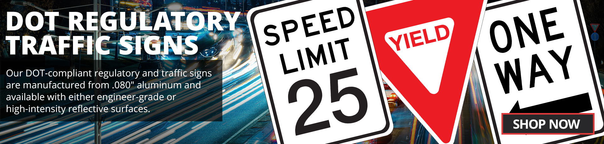 DOT - Regulatory Traffic Signs