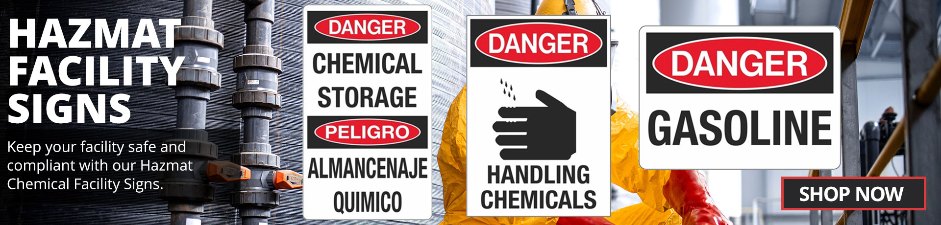 Hazmat Facility Signs