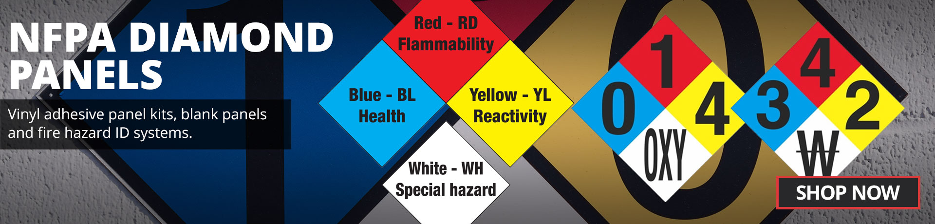 NFPA Diamond Panels