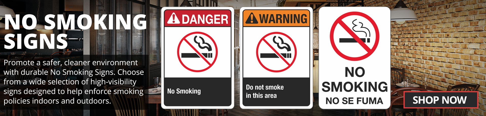 No Smoking Signs