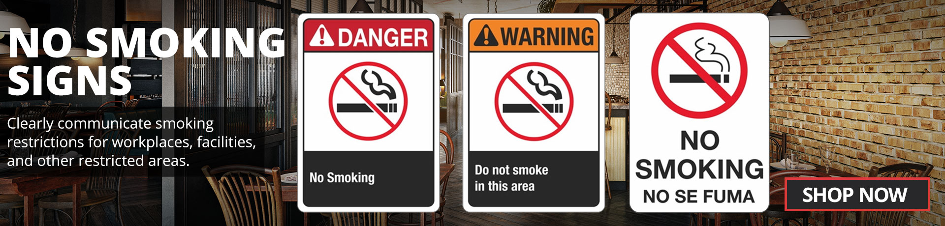 No Smoking Signs