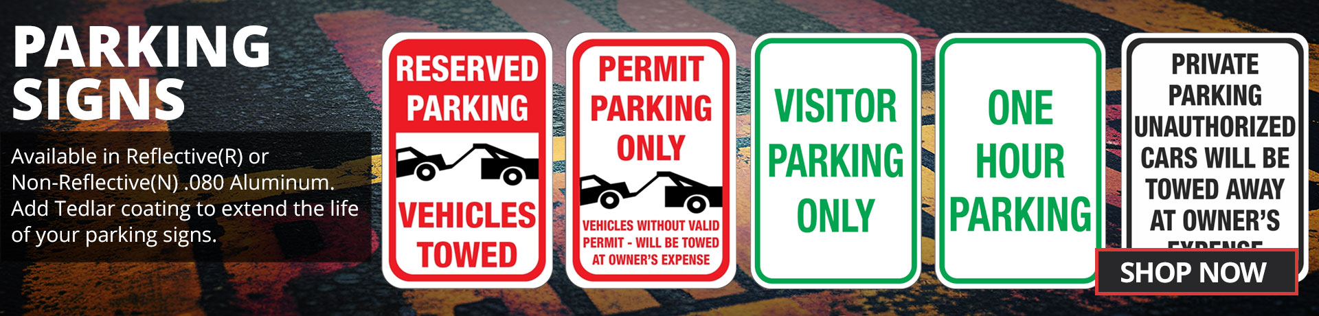 Parking Area Signs