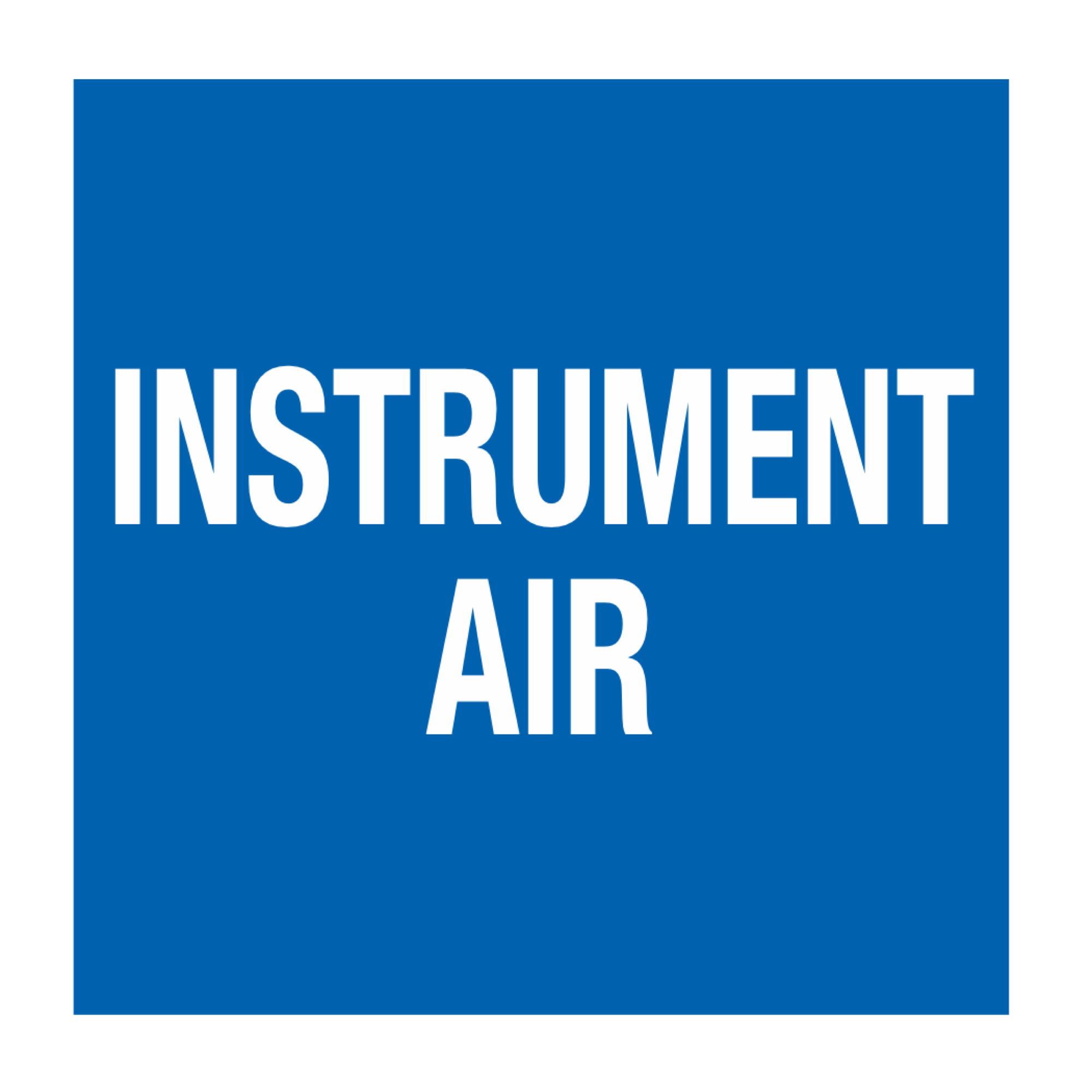 Pipe Markers 6 inch x 30 feet Roll Instrument Air Carlton Industries