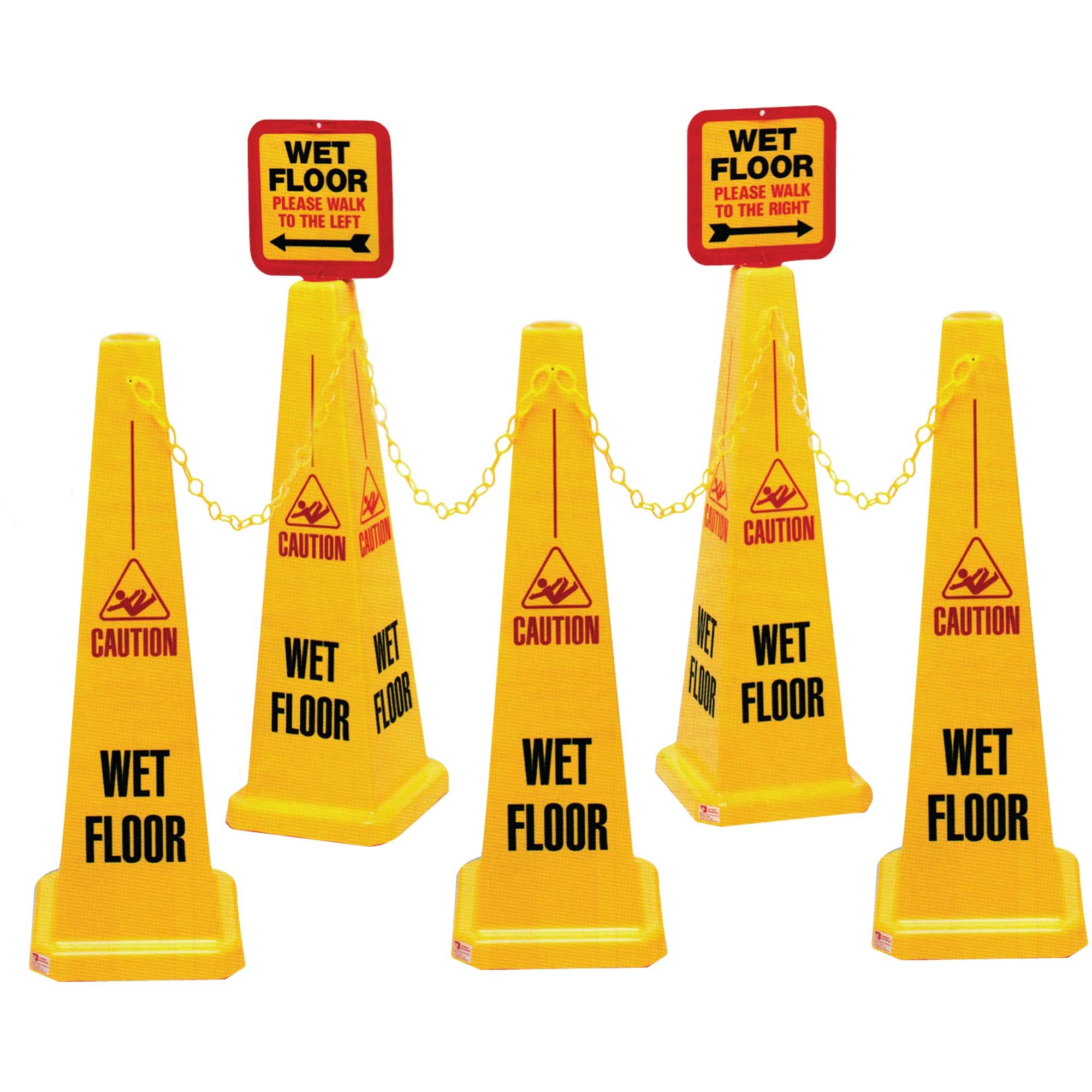 Safety Cone Kits 5 Cone System 10.25 x 25 Carlton Industries
