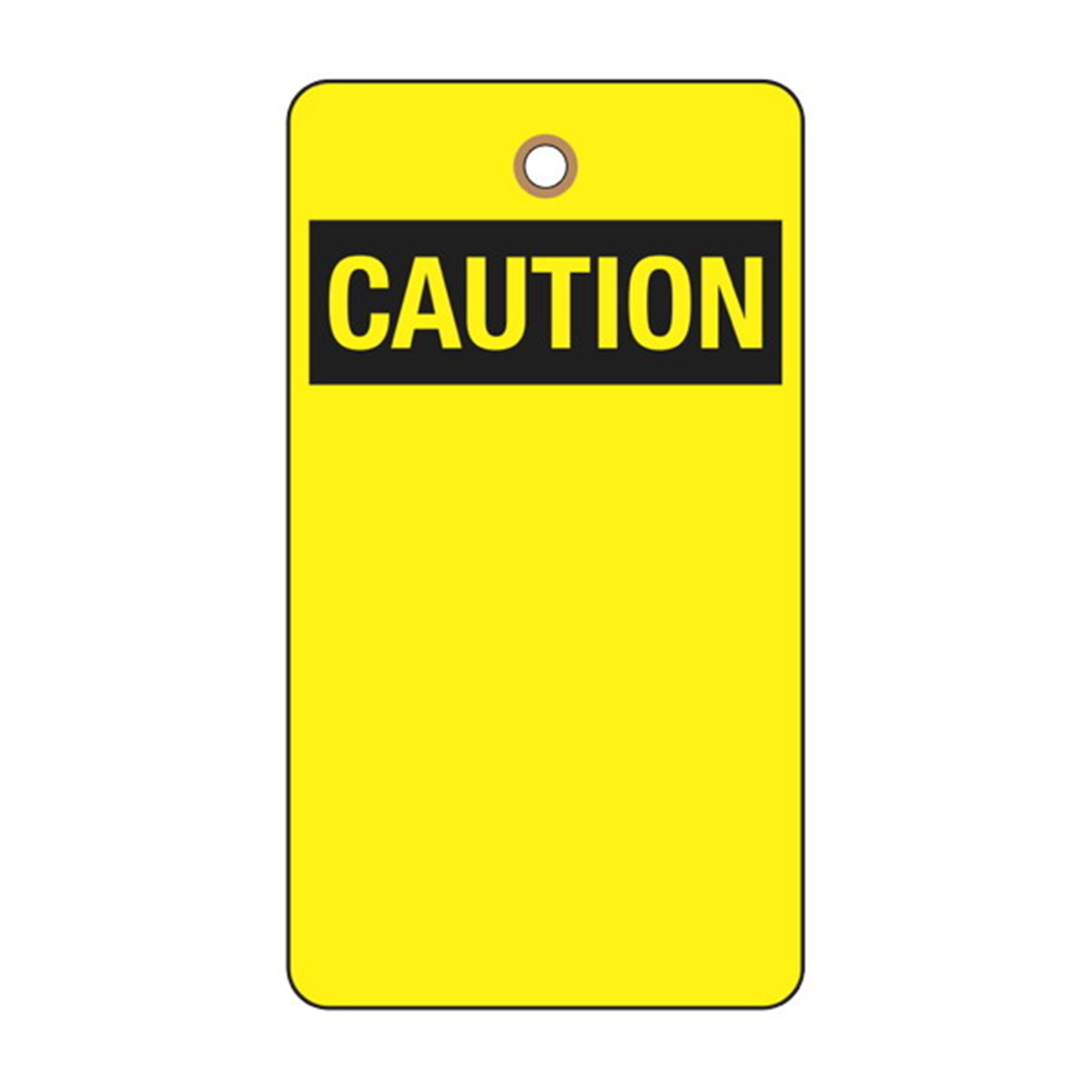 Caution Tag (Blank) | Carlton Industries
