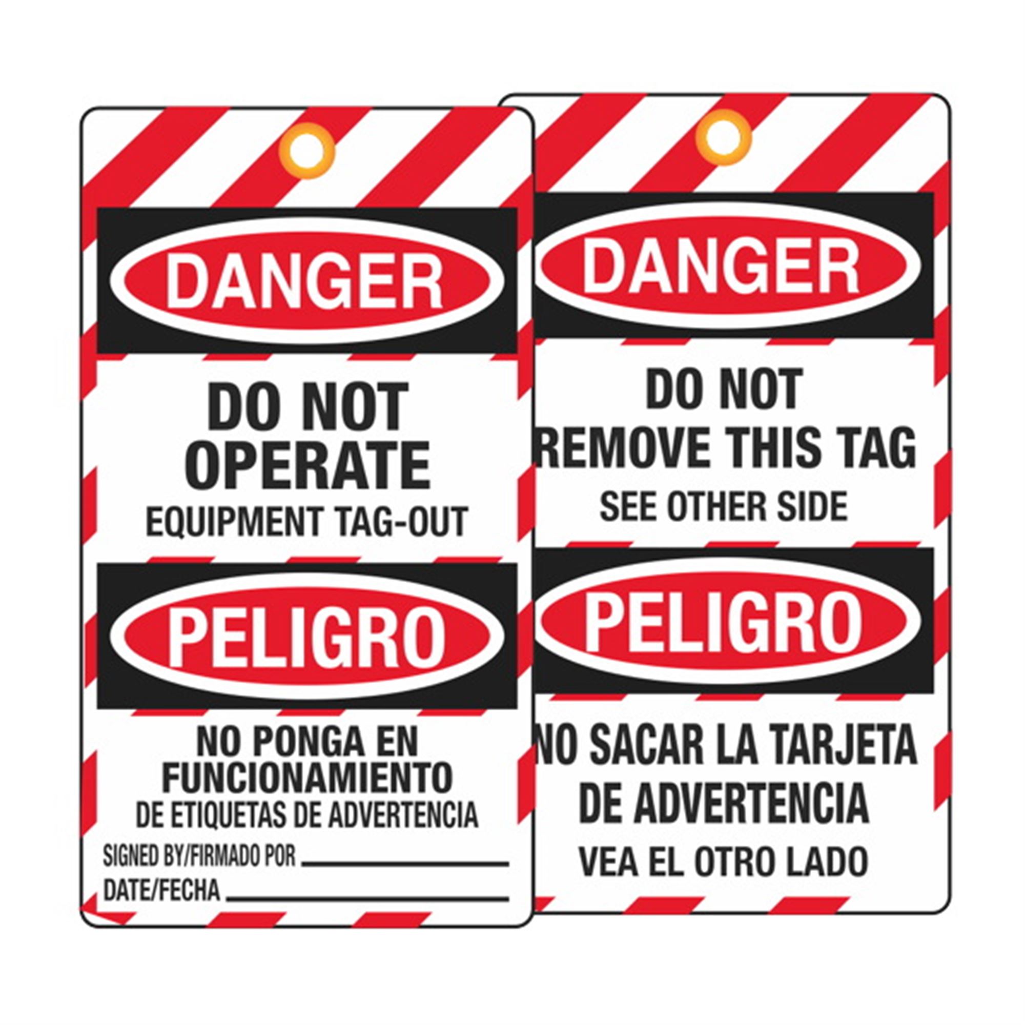 Danger Do Not Remove This Tag (Bilingual) Carlton Industries