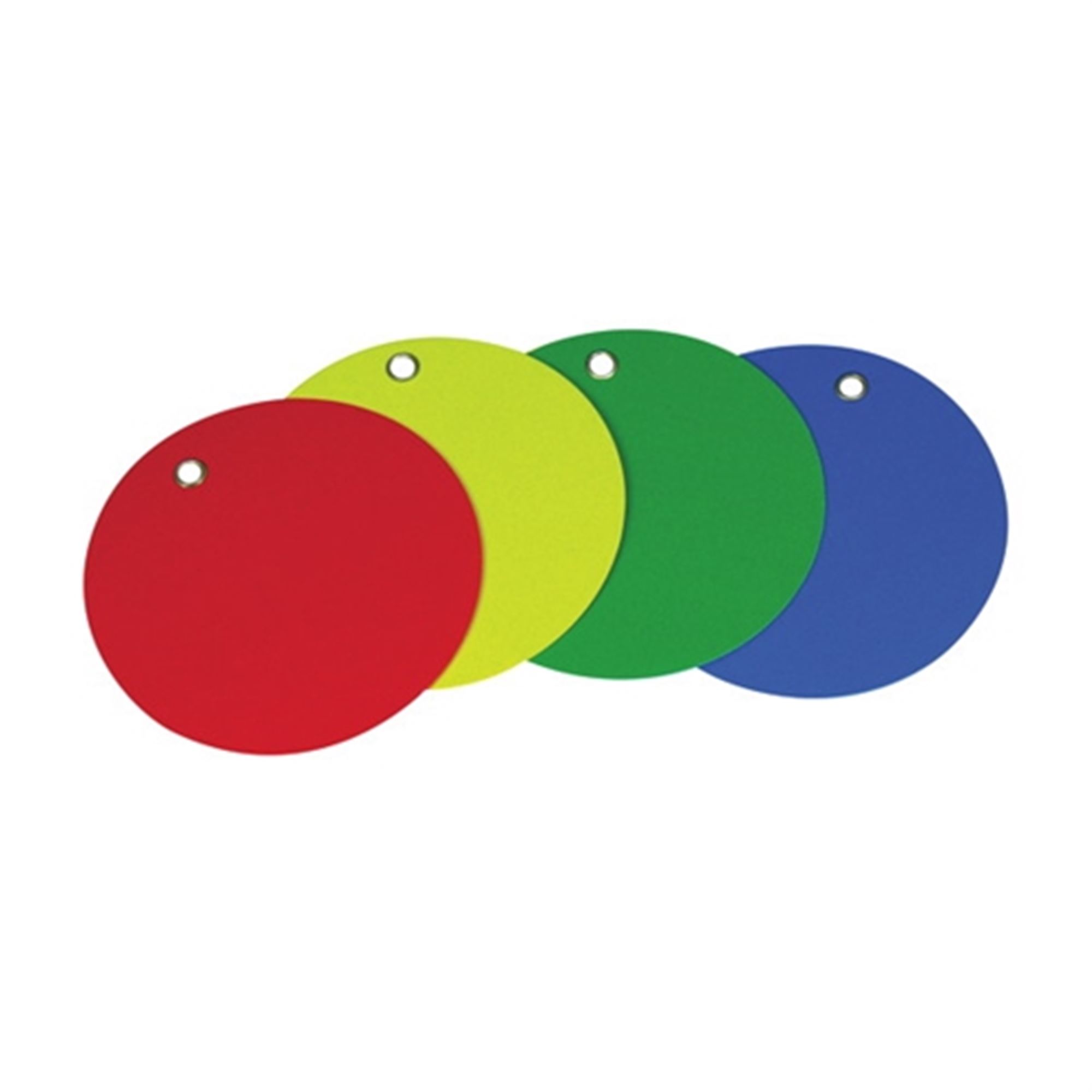 Color Coded Round Vinyl Tags w/Ties Carlton Industries