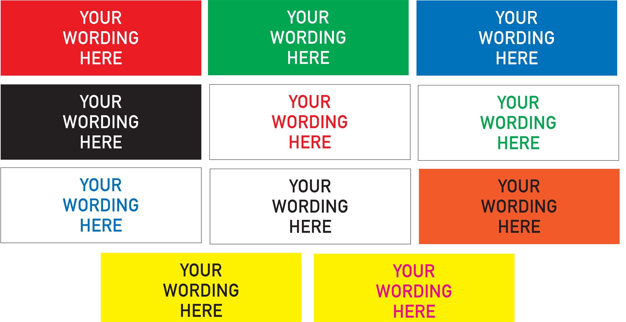 Custom Engraved Equipment Tags 1 1/2 x 4 Carlton Industries