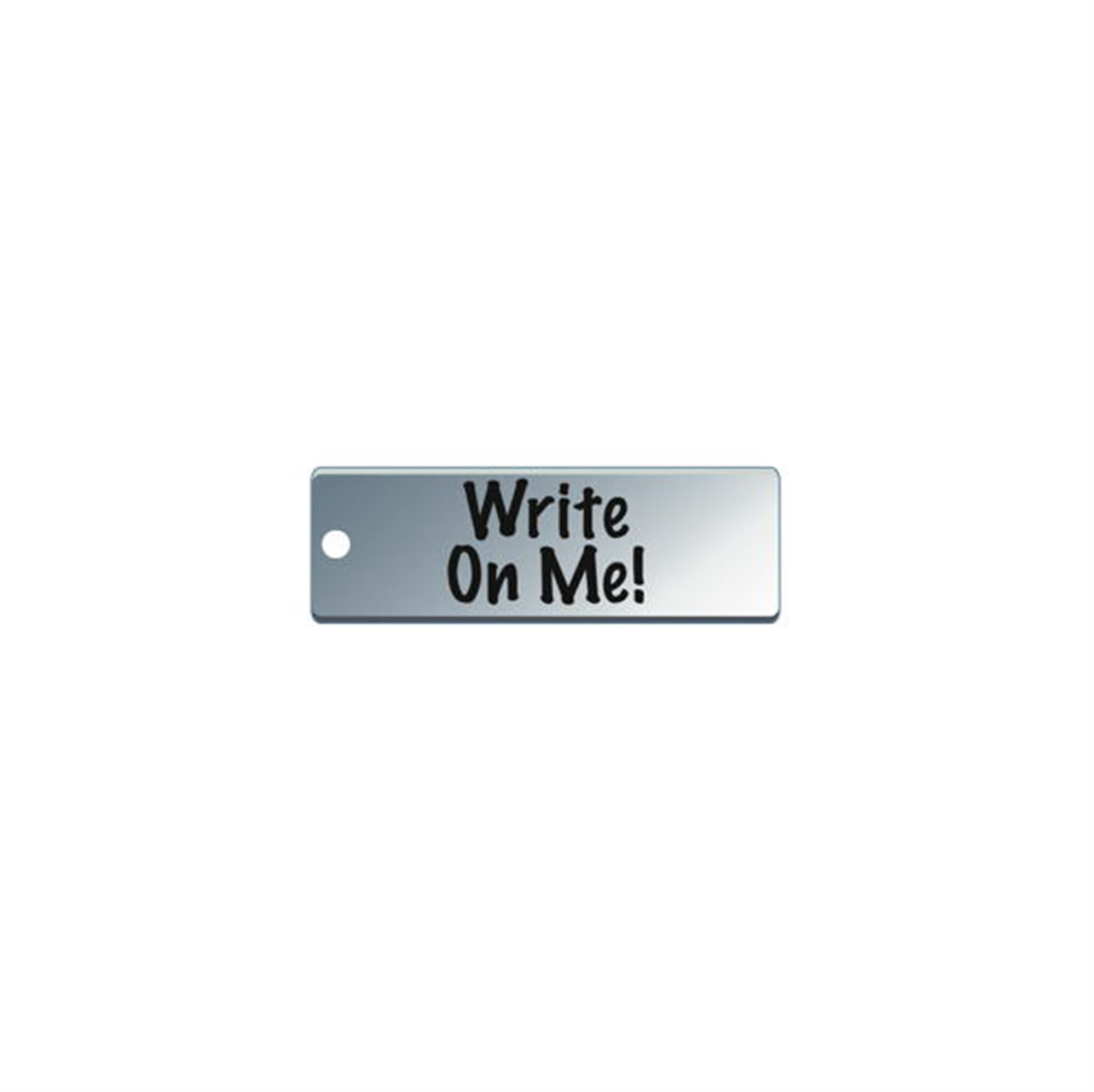 Heavy Duty Aluminum Tags - Small - Heavy Duty Aluminum Tags 1 x 3