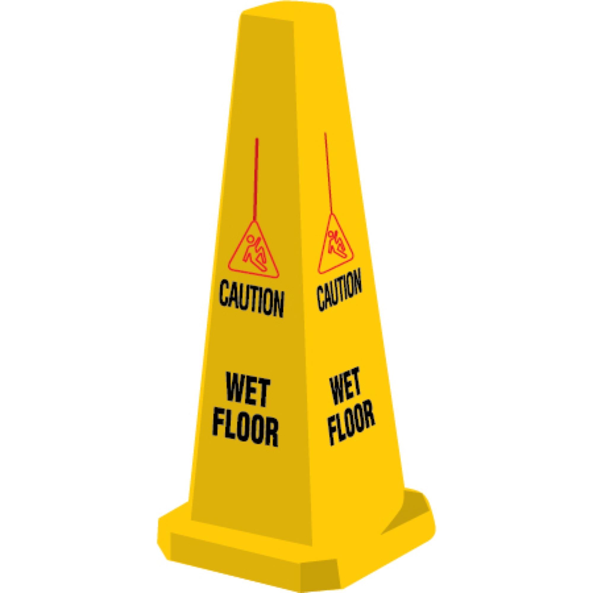 Safety Cones Caution Wet Floor Carlton Industries
