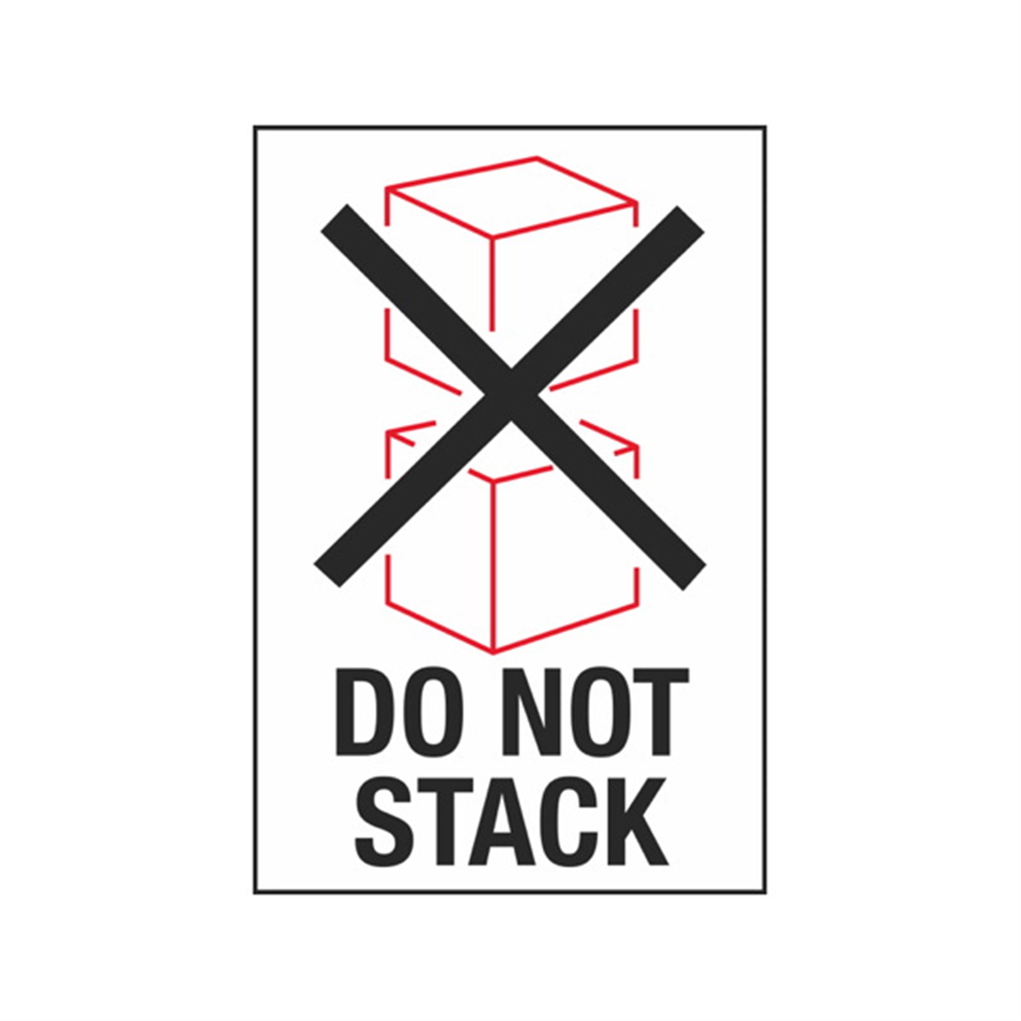 Do Not Stack - 4 x 6 | Carlton Industries