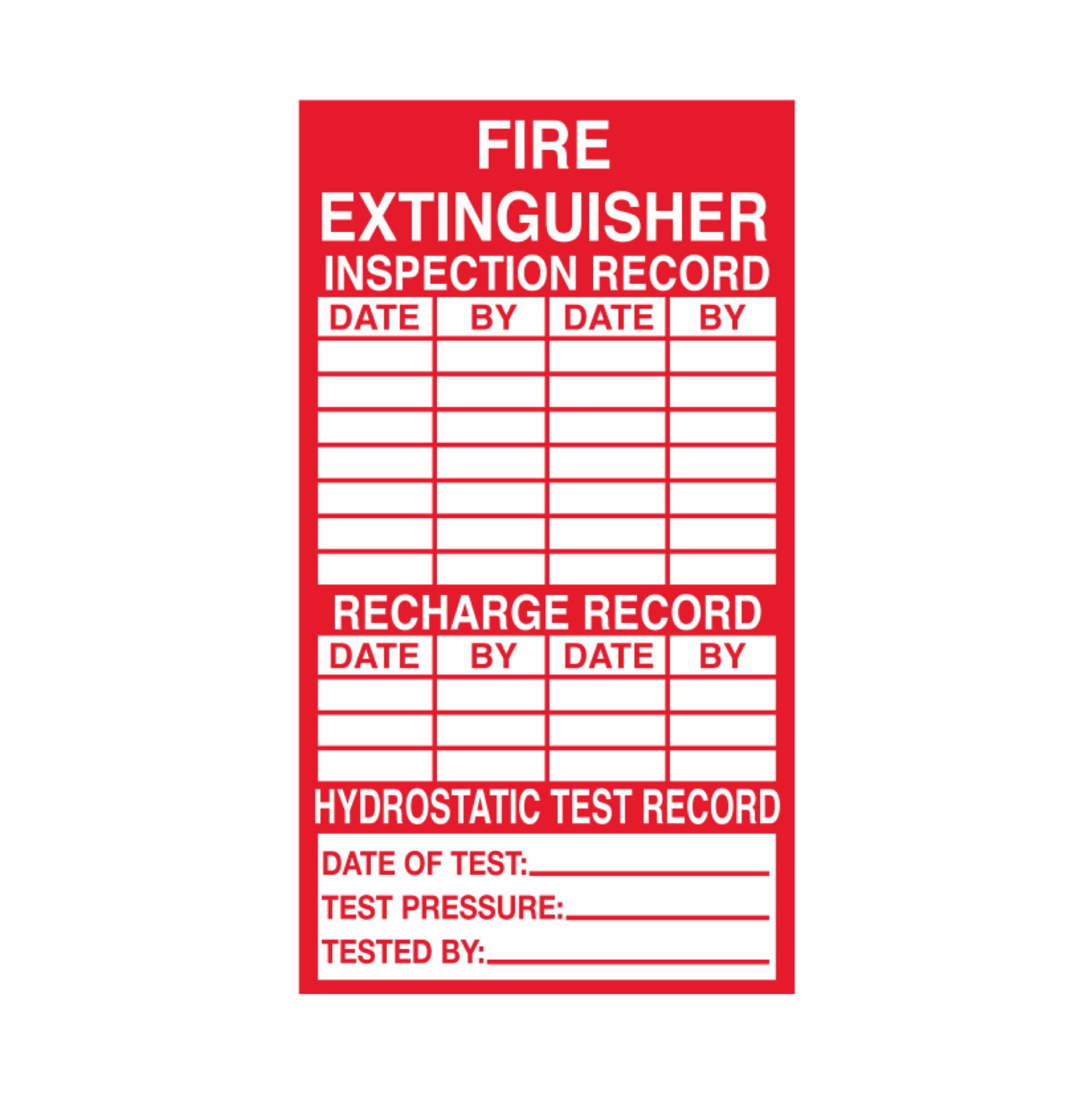 Fire Extinguisher Stickers And Decals