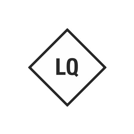 Limited Quantity Labels - LQ - 4 x 4