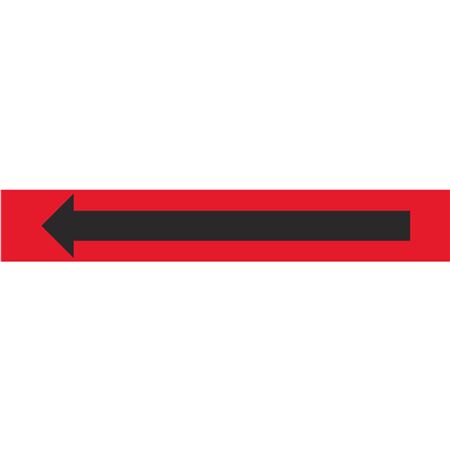 Single Arrow Pipe Marker - 1 1/8" x 7" - Red