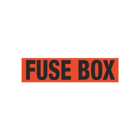 Fuse Box Single Electrical Marker - EM1