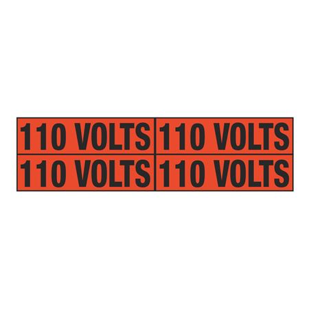110 Volts - Quad Electrical Marker