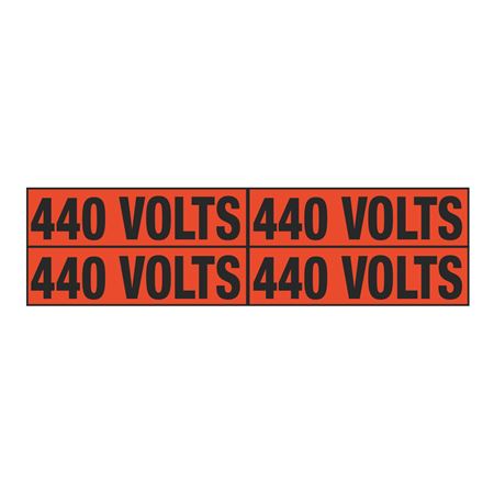 440 Volts Quad Electrical Marker - EM2