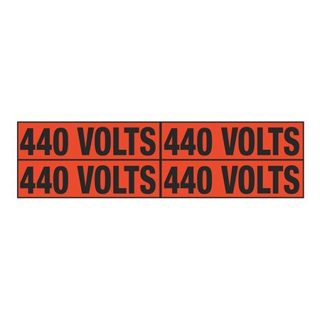 440 Volts - Quad Electrical Marker