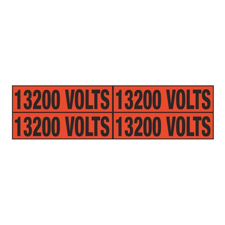 13200 Volts Quad Electrical Marker - EM2