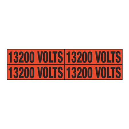 13200 Volts Quad Electrical Marker - EM2